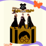 Arquivo Topo de Bolo Harry Potter 4