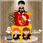 Arquivo Topo de Bolo Harry Potter Baby em Camadas 1