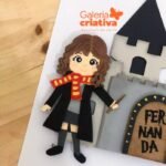 Arquivo Topo de Bolo Harry Potter Hermione em Camadas