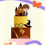 Arquivo Topo de Bolo Harry Potter em Camadas