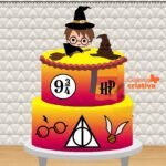 Arquivo Topo de Bolo Harry Potter em Camadas 2