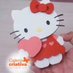 Arquivo Topo de Bolo Hello Kitty em Camadas 3