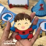 Arquivo Topo de Bolo Homem Aranha Baby em Camadas 2