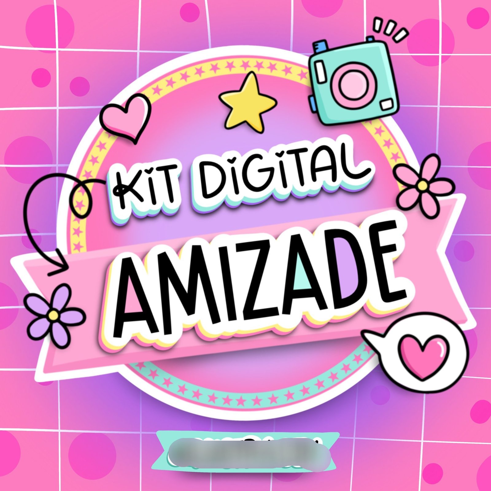 ILUSTRACIN KIT DIGITAL AMIZADES Kit Digital Amizade - Imagem 1