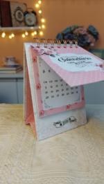 Arquivo Calendário 2026 Vintage Tons de Rosa - Imagem 2
