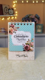 Arquivo Calendário 2026 Vintage Verde água - Imagem 3