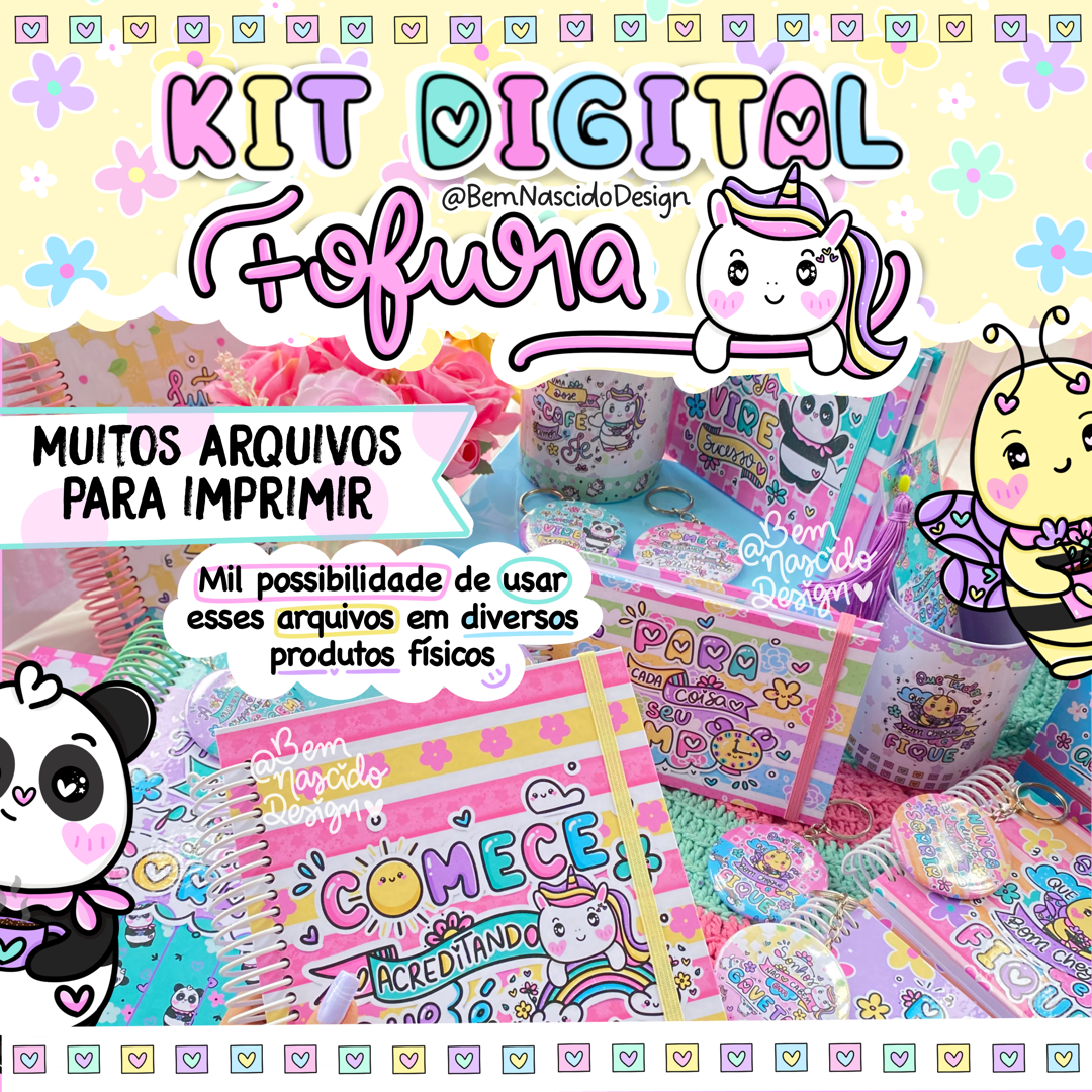 KIT DIGITAL FOFURA Kit Digital Fofura - Imagem 1
