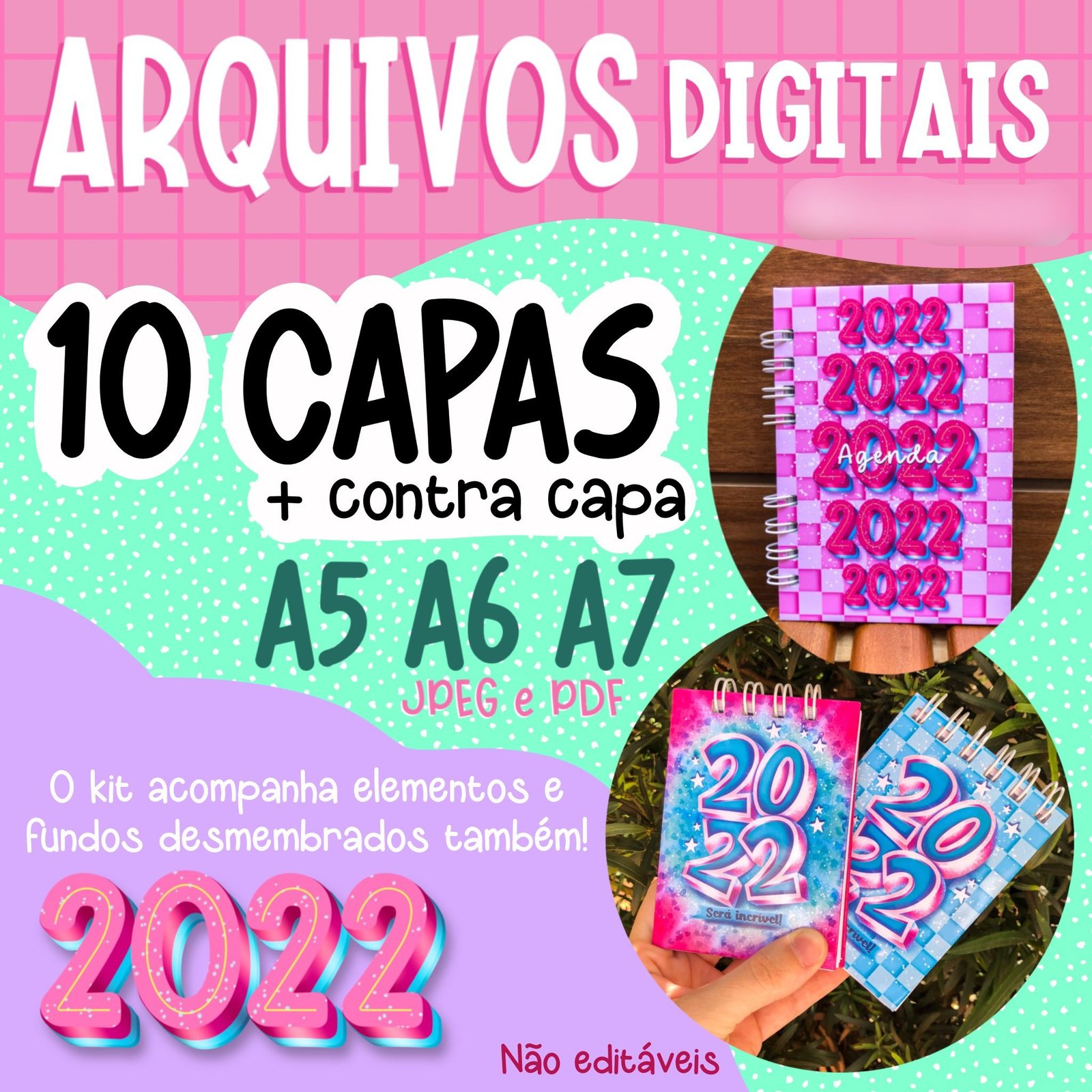 Kit Digital Capas Kit Digital Capas + Contracapas - Imagem 1