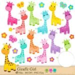 Kit Digital Girafinhas Menina
