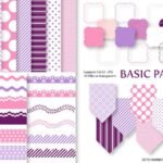 Kit Digital Papeis Lavanda e Rosa