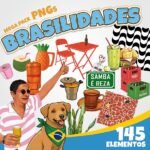 Kit Digital Pack Brasilidades