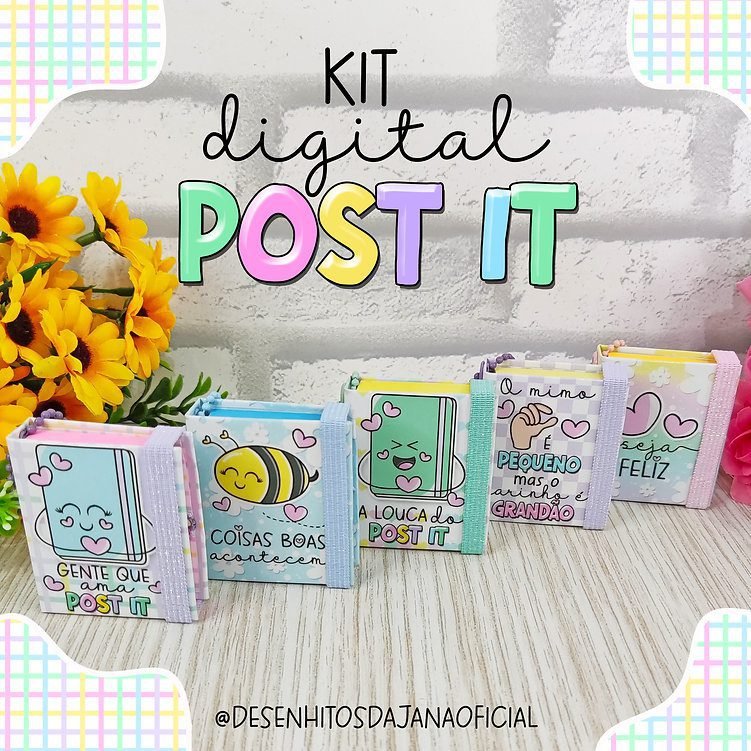 Kit-Digital-Post-it Kit Digital Post It - Imagem 1