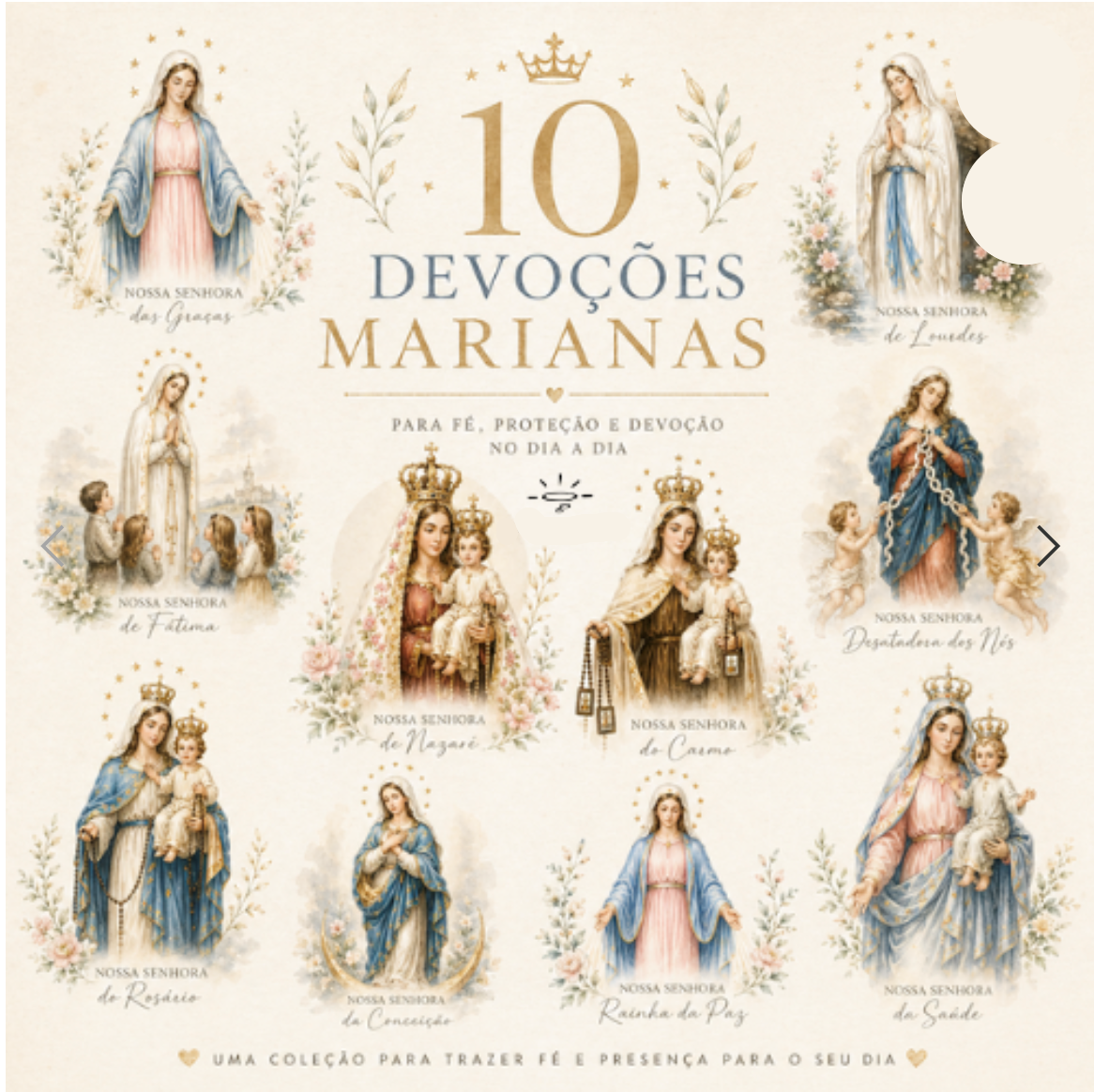 Kit Digital Santos Católicos Vol. 02 Devoções Marianas Kit Digital 10 Devoções Marianas - Imagem 1