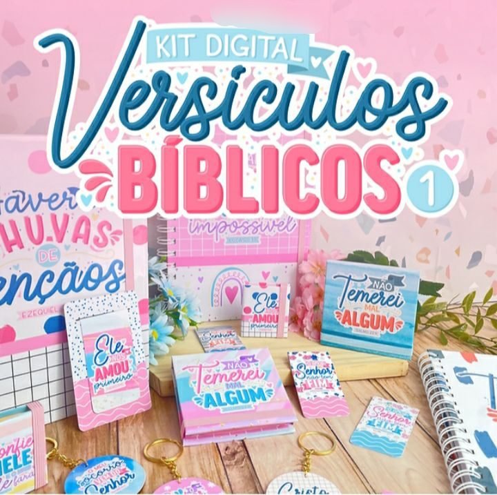 Kit Digital Versículos Bíblicos Kit Digital Versiculos Bíblicos - Imagem 1