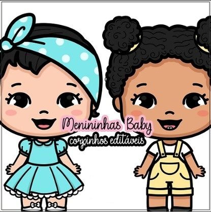 Kit Menininhas Baby editáveis (Fofys Design) Kit Digital Menininhas Baby - Imagem 1