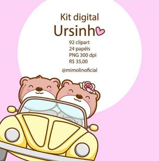 Kit Ursinho Kit Digital Ursinho - Imagem 1