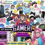Kit Digital Papeis Gamer
