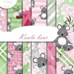 Kit Digital Papeis Koala