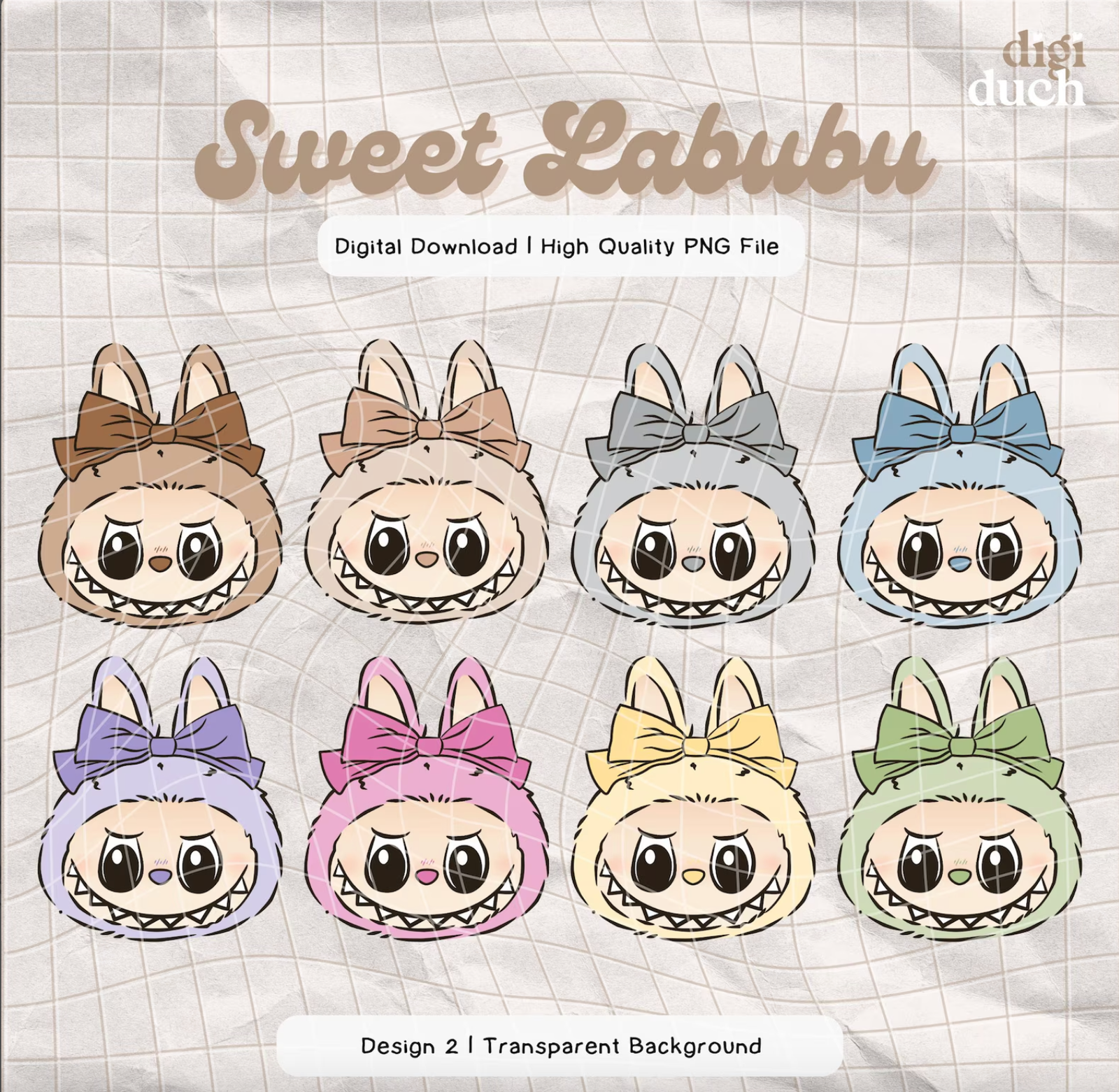 LABUBU 1 Kit Digital Labubu 1 - Imagem 1