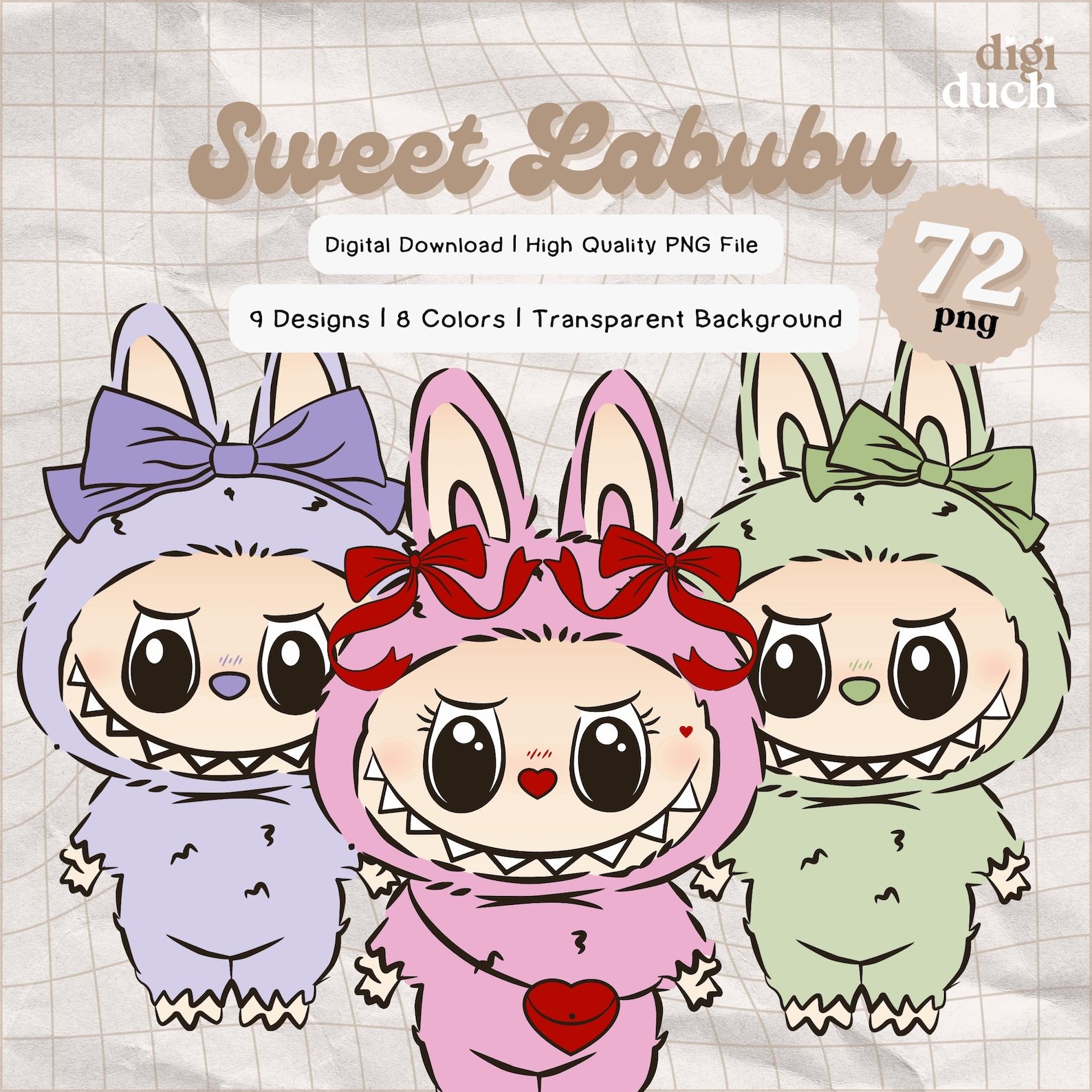 LABUBU 2 Kit Digital Labubu 2 - Imagem 1