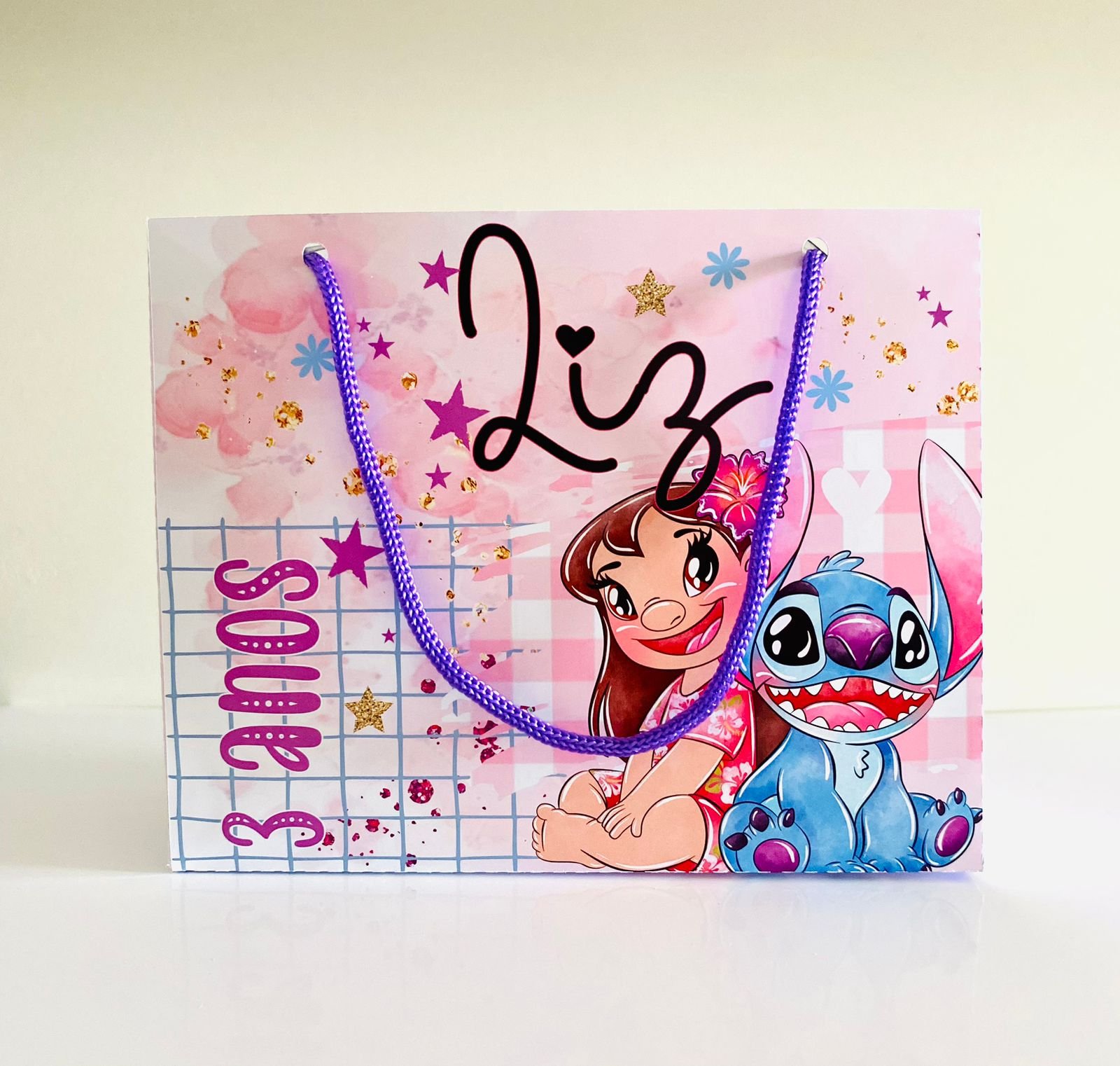 LILO E STITCH 44 Arquivo de Corte Sacolinha Lilo e Stitch 44 - Imagem 1