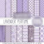 Kit Digital Papeis Lavanda Perfume