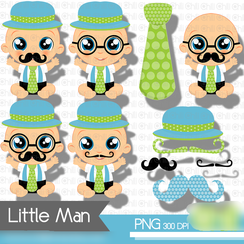 Little Man 2 Chili Kit Digital Pequeno Homem Verde - Imagem 1