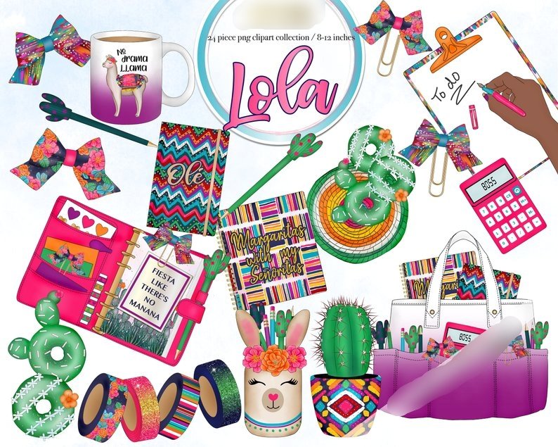 Lola Planner-Gaynor Kit Digital Planner Lola - Imagem 1