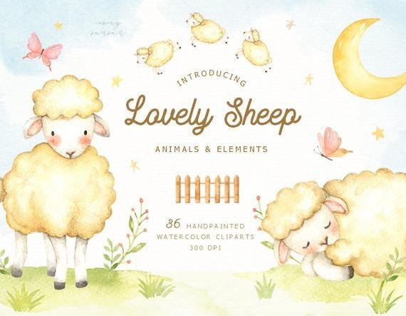 Lovely Sheep Kit Digital Linda Ovelha - Imagem 1