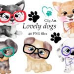 Kit Digital Love Doginhos