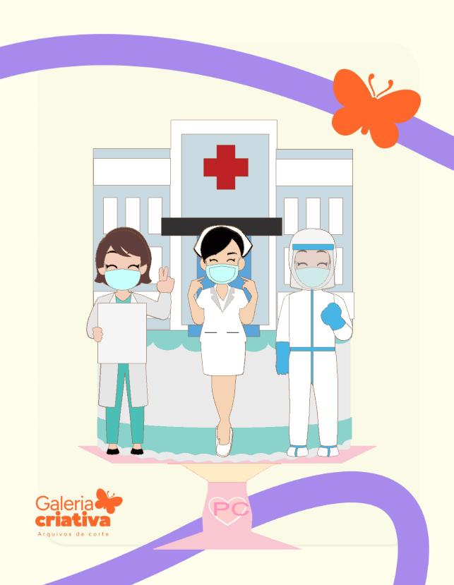 MEDICOS Arquivo Topo de Bolo MEDICOS - Imagem 1