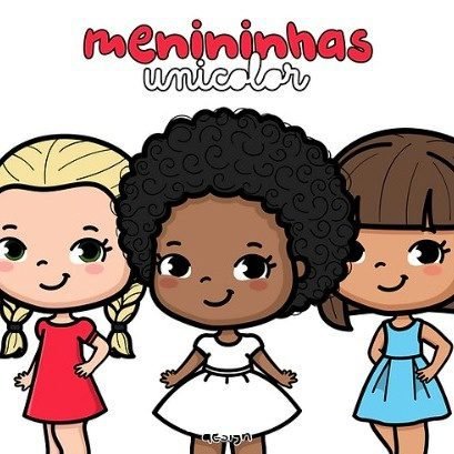 MENININHAS UNICOLOR Kit Digital Menininhas Unicolor - Imagem 1
