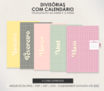 Arquivo Divisórias Abas + Calendários 2025-2030 - Imagem 4