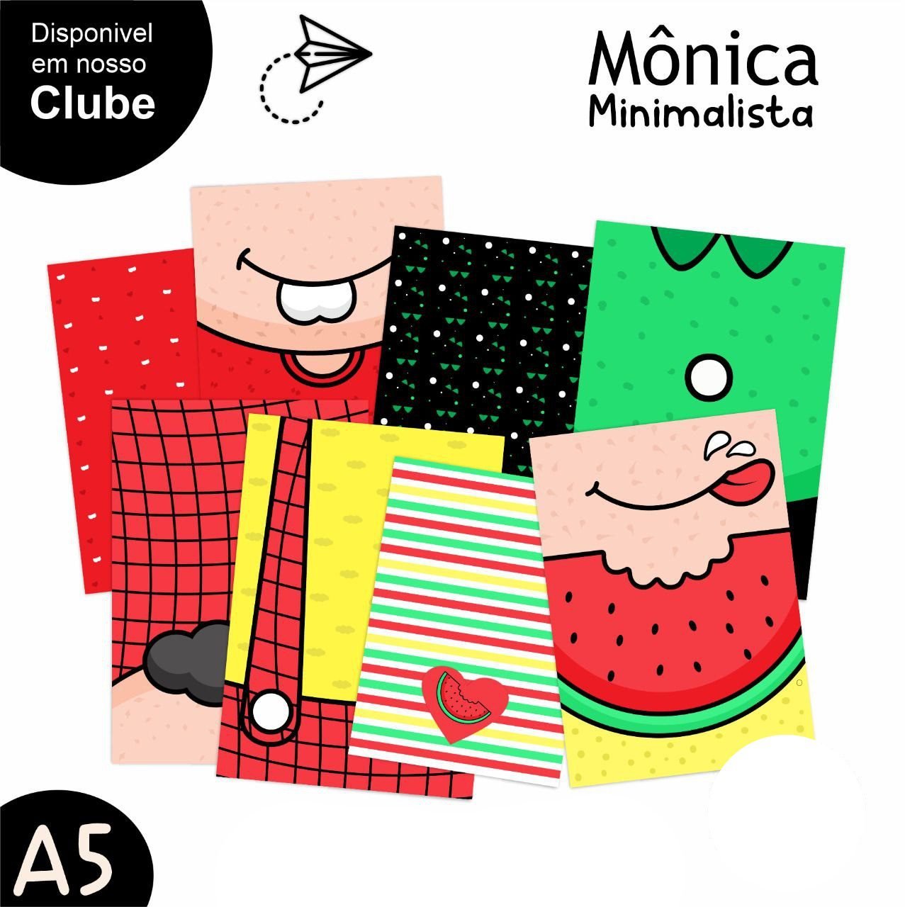 MONICA MINIMALISTA Kit Digital Mônica Minimalista - Imagem 1