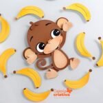 Arquivo Topo de Bolo Macaquinho em Camadas