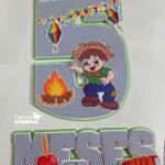 Arquivo Topo de Bolo Mesversário Festa Junina 1