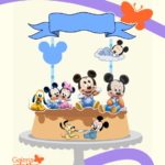 Arquivo Topo de Bolo Mickey Baby 2