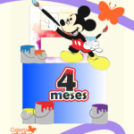 Arquivo Topo de Bolo Mickey Pintura