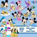 Kit Digital Mickey Baby
