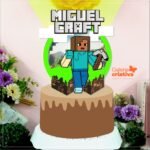 Arquivo Topo de Bolo Minecraft Shaker