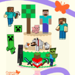 Arquivo Topo de Bolo Minecraft em Camadas