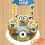 Arquivo Topo de Bolo Minions 5