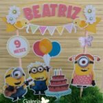 Arquivo Topo de Bolo Minions Menina