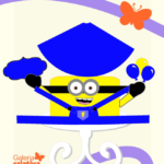 Arquivo Topo de Bolo Minions em Camadas 2