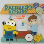 Arquivo Topo de Bolo Minions em Camadas 4