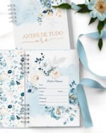 Arquivo Combo Agenda 2027 Floral Azul - Imagem 4