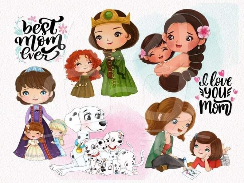 Mom Day Set 2 Kit Digital Mãe e Bebê - Imagem 1