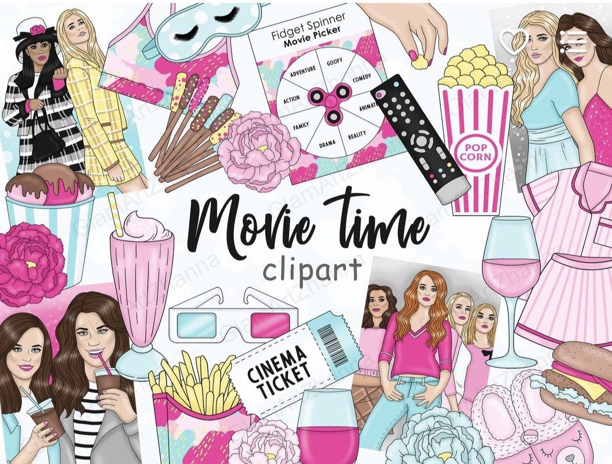 Movie Time Arquivo Kit Digital Cinemas com Amigas - Imagem 1