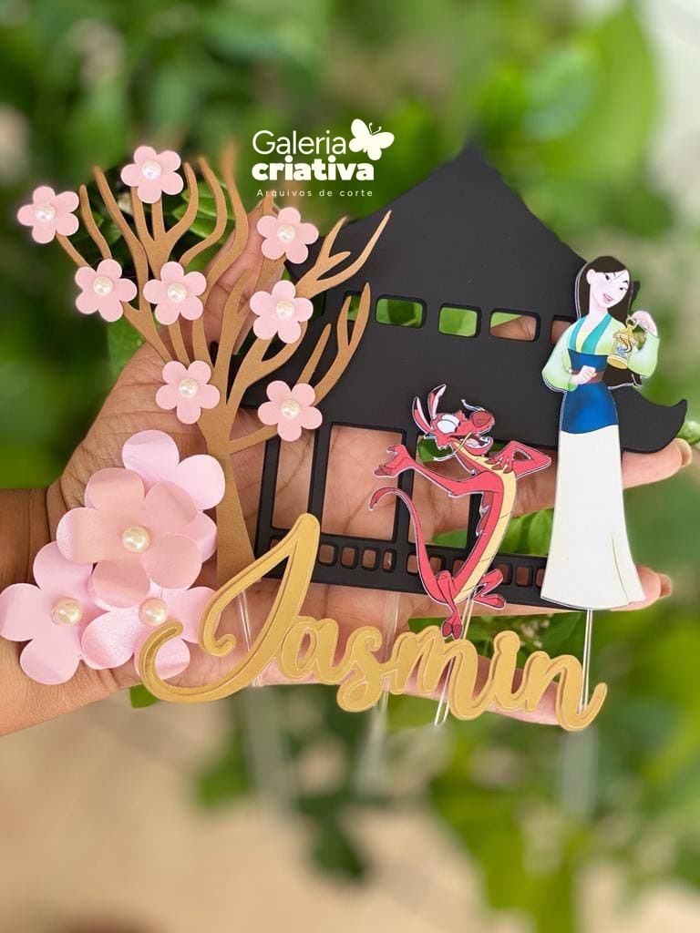 Mulan 2 Arquivo Topo de Bolo Mulan 2 - Imagem 1