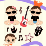 Arquivo Topo de Bolo Música Bebês Rock em Camadas
